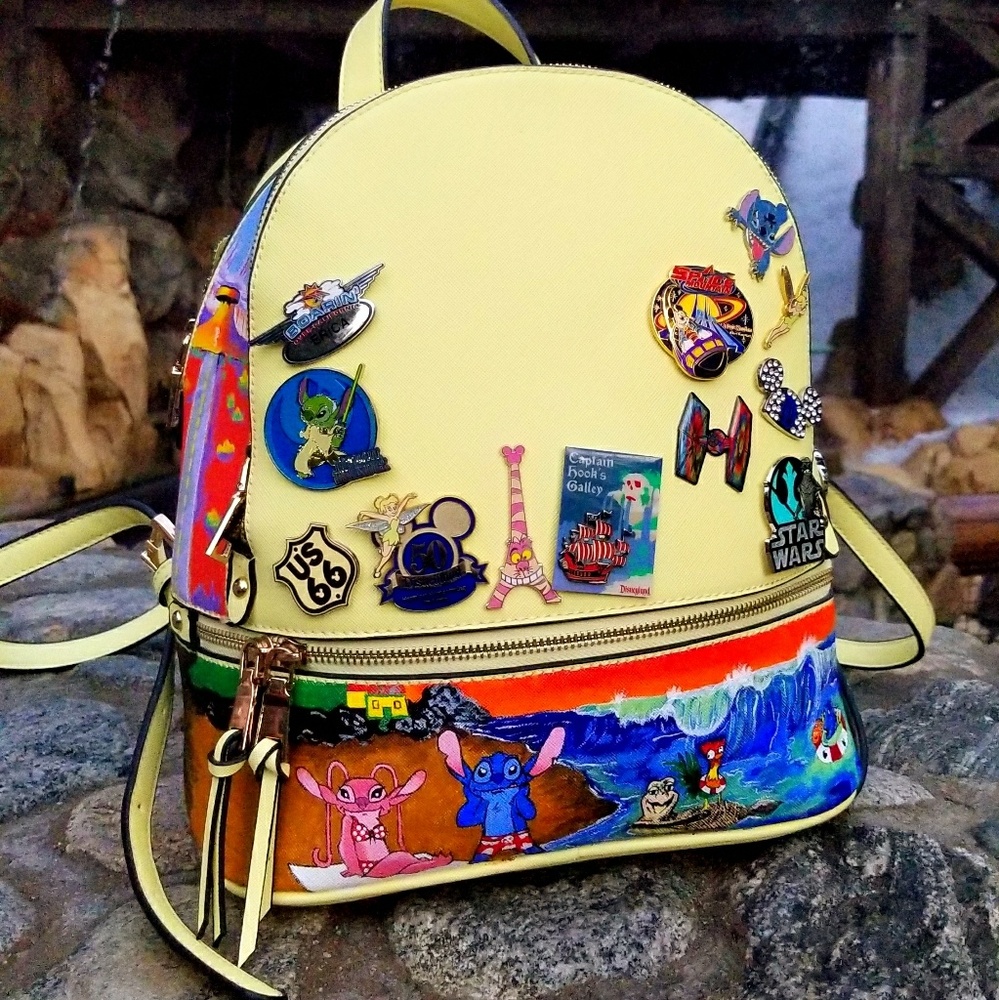 Custom Disney Painted backpack